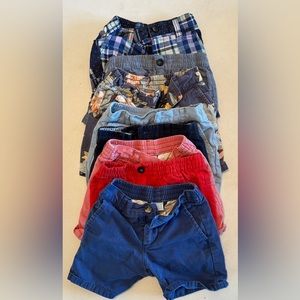 Bundle of Janie and Jack shorts 8 pairs 12-18 months